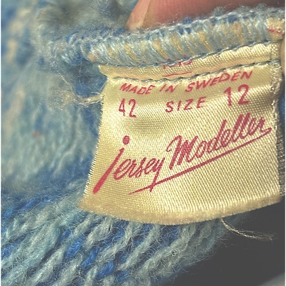 Vintage Iceland Wool Sweater By Jersey Modeller 1950’s  Size 42/M - Picture 11 of 12